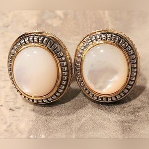 Vintage 925 Silver Round Filigree Drop Earrings - Silver